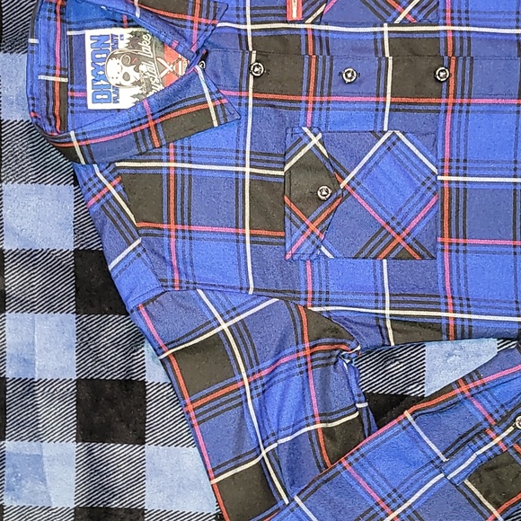 Dixxon. December 13th 2019. Camp Crystal Lake. Flannel.  Women's size Large. - Picture 8 of 16